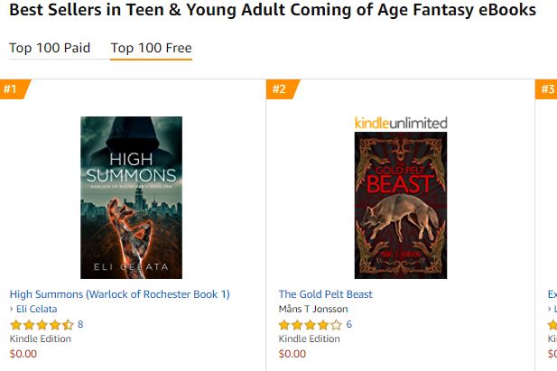 top coming of age fantasy ya ranking reached high summons.JPG